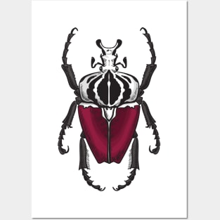 Goliath beetle Posters and Art